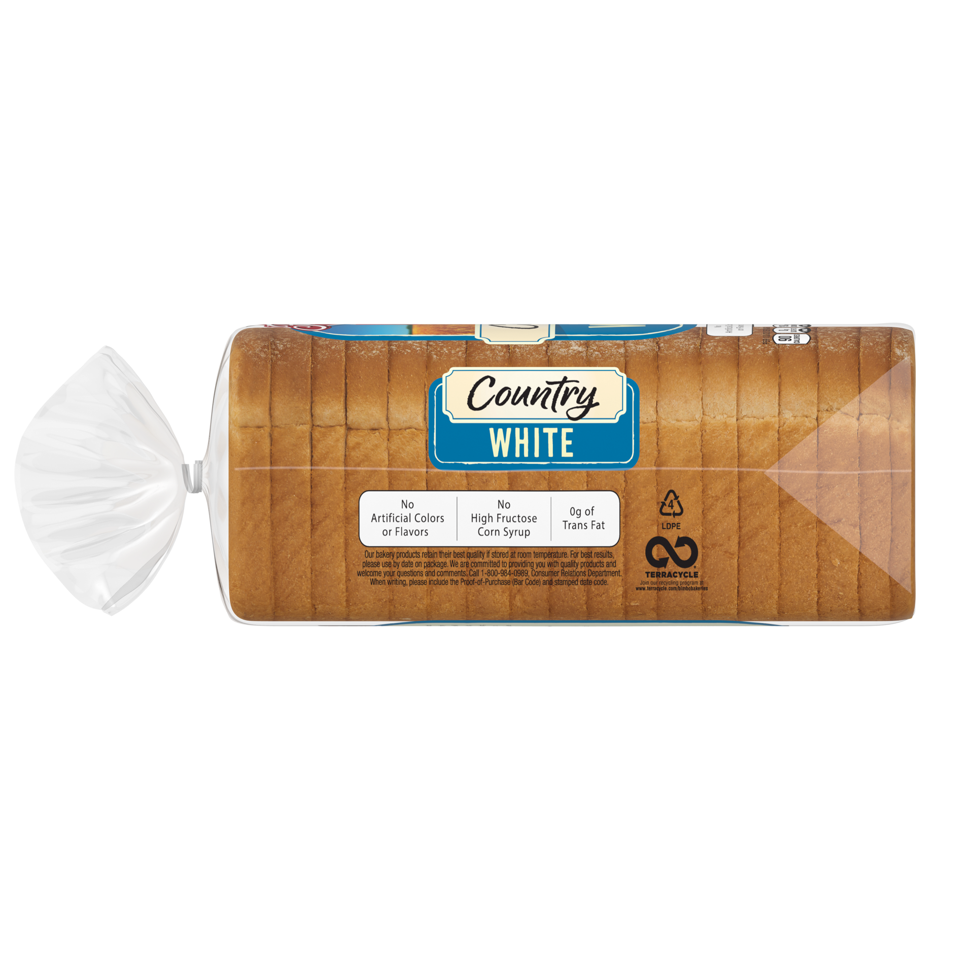 slide 3 of 5, Freihofer's Country White Bread, 24 oz, 1 cnt