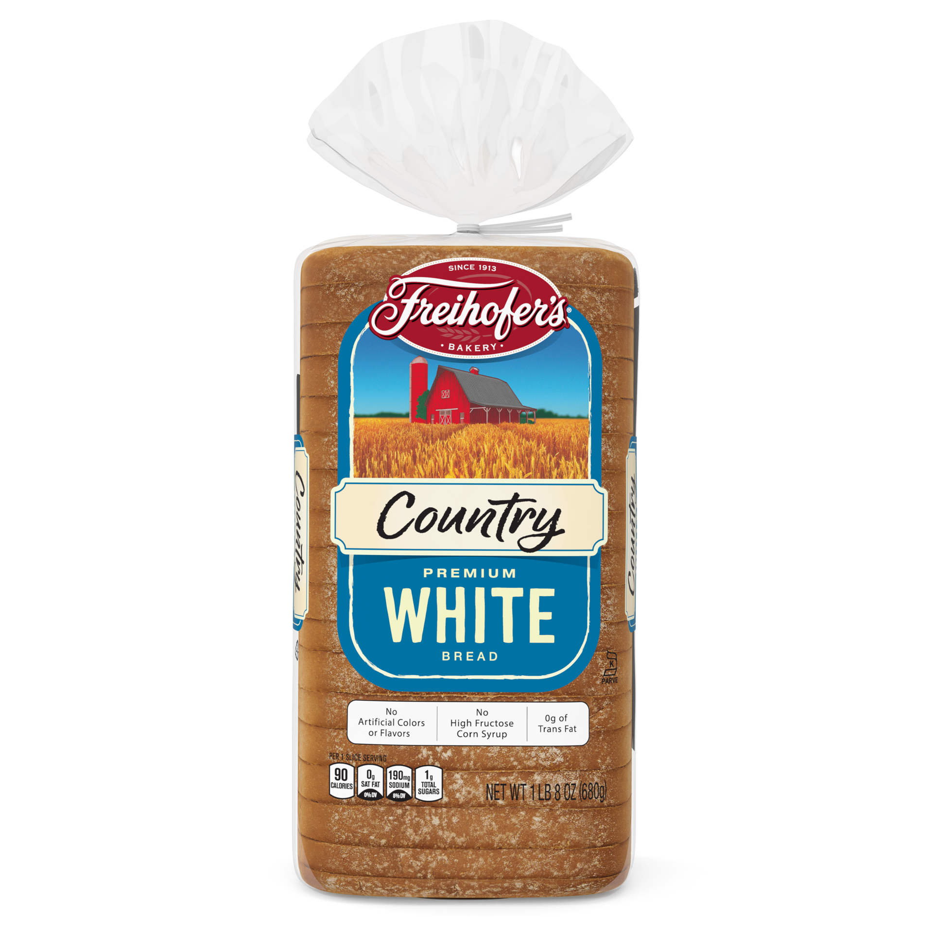 slide 1 of 5, Freihofer's Country White Bread, 24 oz, 1 cnt