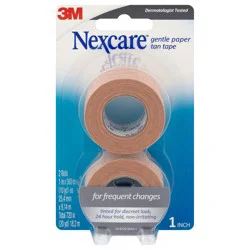 Nexcare Gentle Paper Tan Tape 2 ea