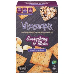 Wisecrackers Everything & More Snack Crackers 4 oz