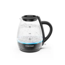 Chefman 1L Cordless Glass Electric Kettle