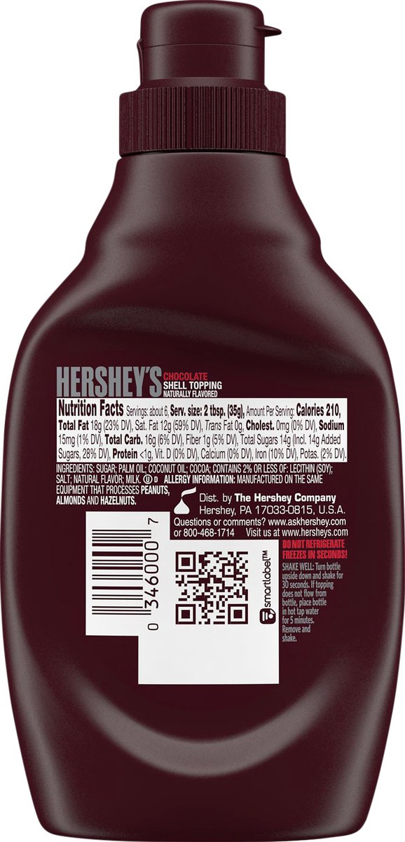 slide 2 of 4, Hershey's Topping, Chocolate, 7.25 oz