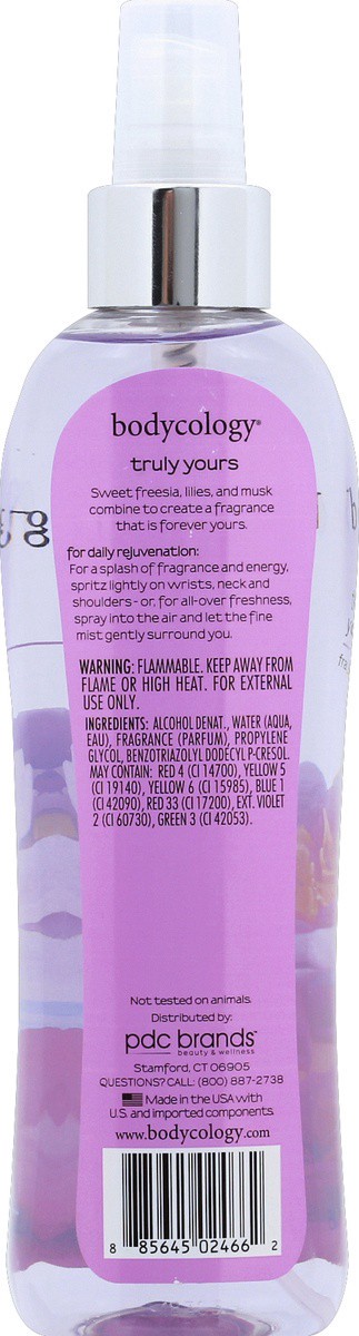 slide 2 of 7, Bodycology Truly Yours Body Mist, 8 fl oz