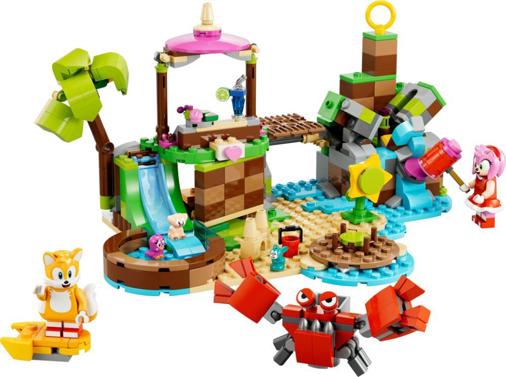slide 3 of 6, LEGO Sonic the Hedgehog Amy's Animal Rescue Island Playset 76992, 388 ct