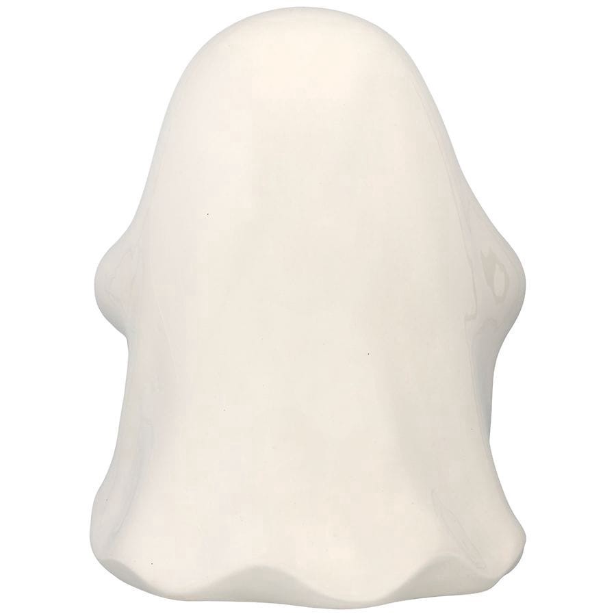 slide 4 of 5, Happy Halloween Ghost with Pumpkin Bowl, 1 ct
