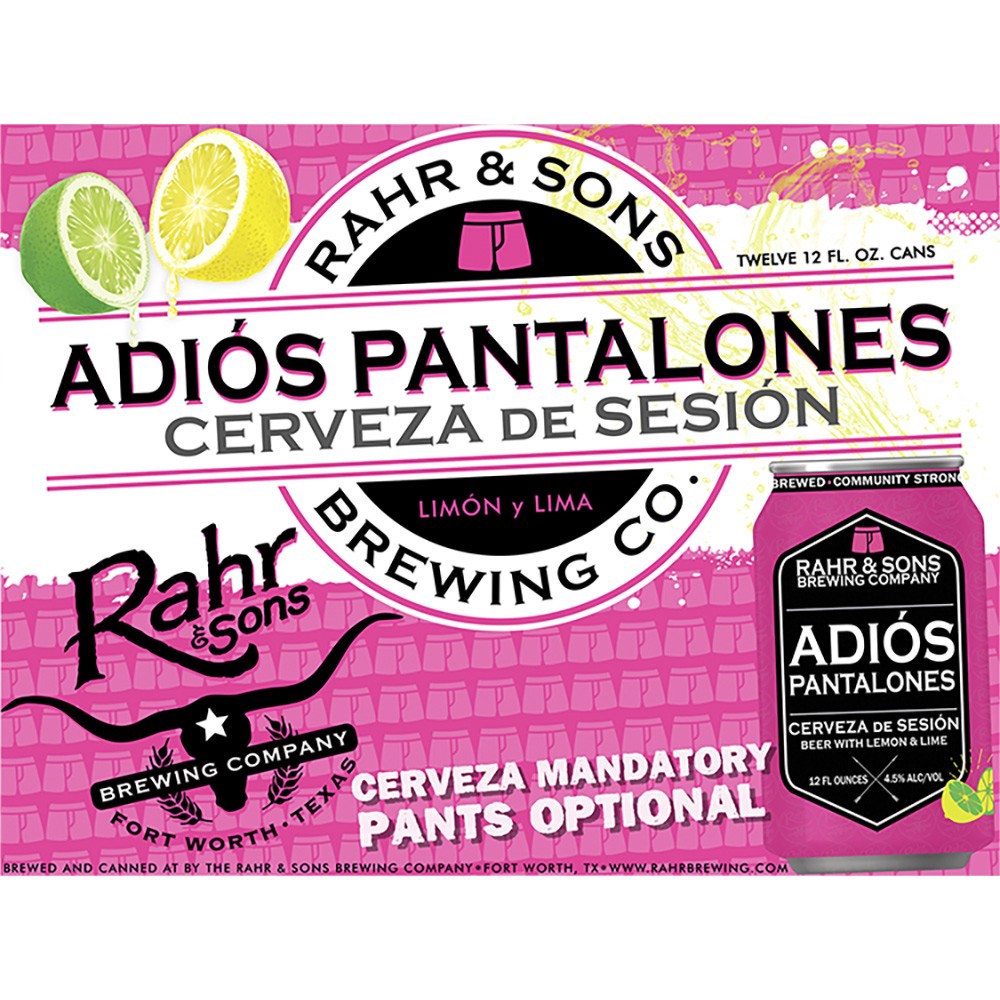 slide 1 of 1, Rahr Adios Pantalones, 12 ct; 12 oz