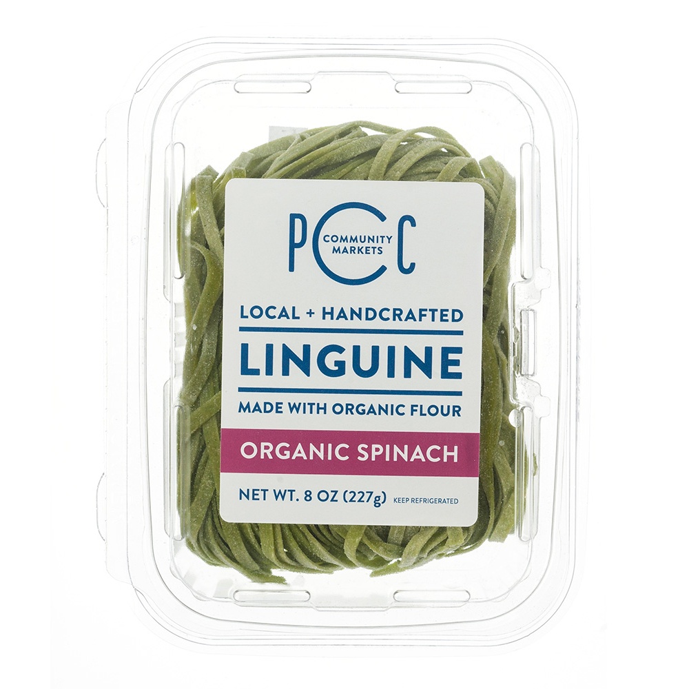 slide 1 of 1, PCC Spinach Linguine, 8 oz