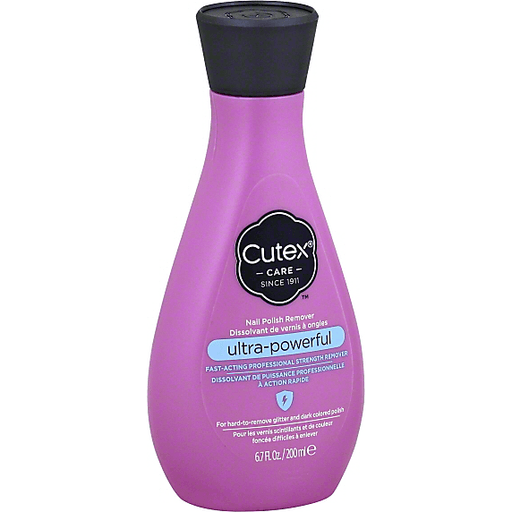 slide 1 of 1, Cutex Revlon Ultra Powerful Nail Polish Remover, 6.7 fl oz