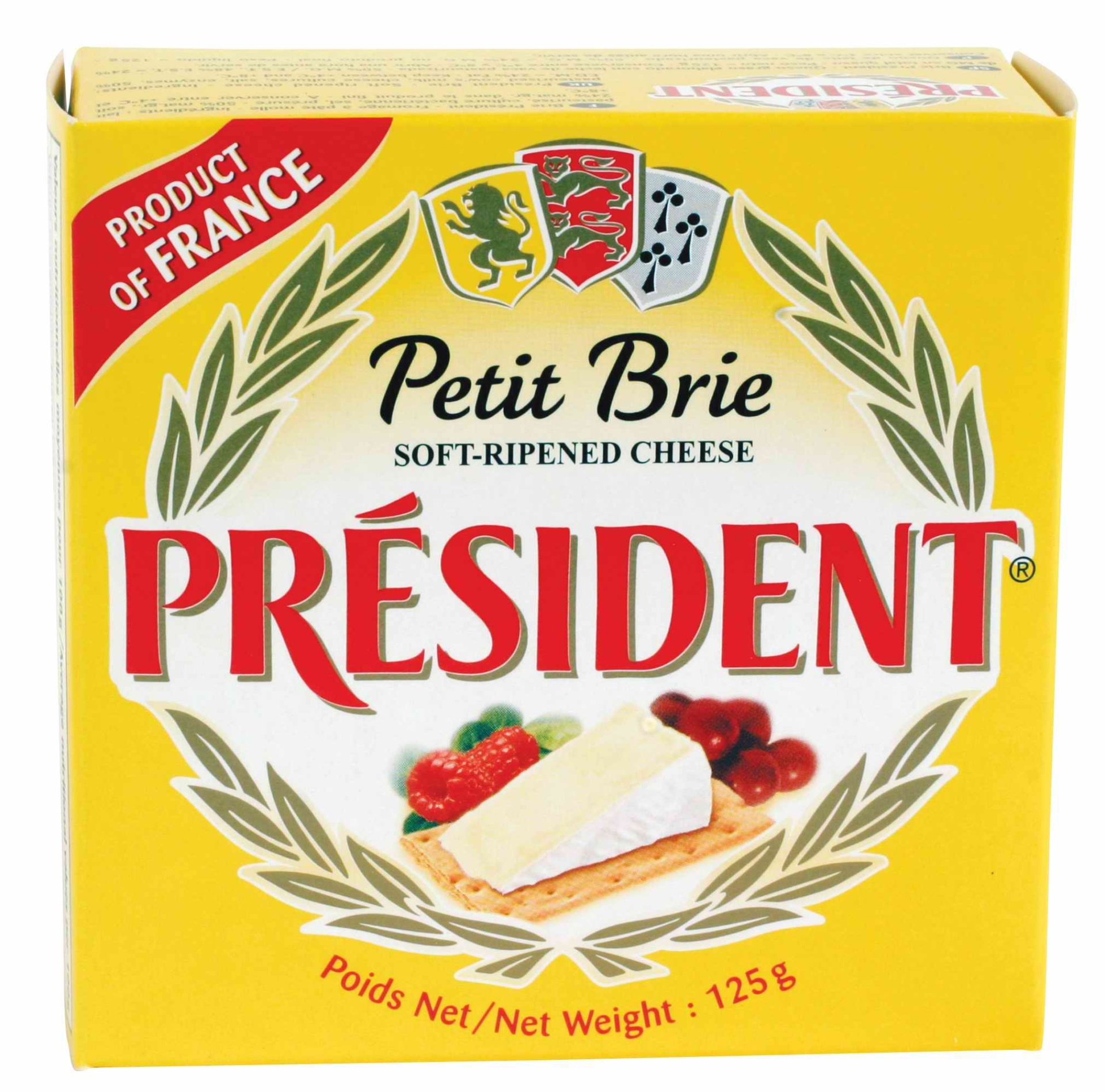 slide 1 of 1, Président Cheese Brie Tins, 4.5 oz