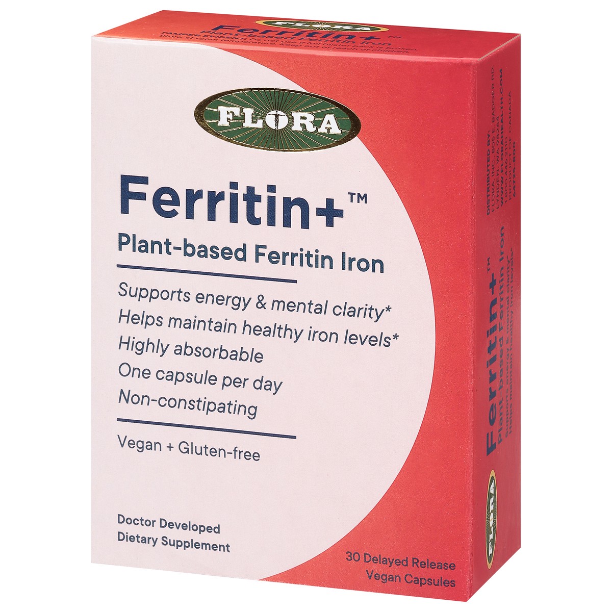 slide 5 of 9, Flora Ferritin Plus, 30 ct