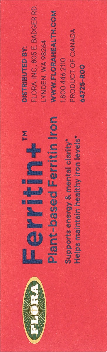 slide 3 of 9, Flora Ferritin Plus, 30 ct