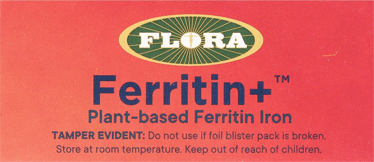 slide 9 of 9, Flora Ferritin Plus, 30 ct