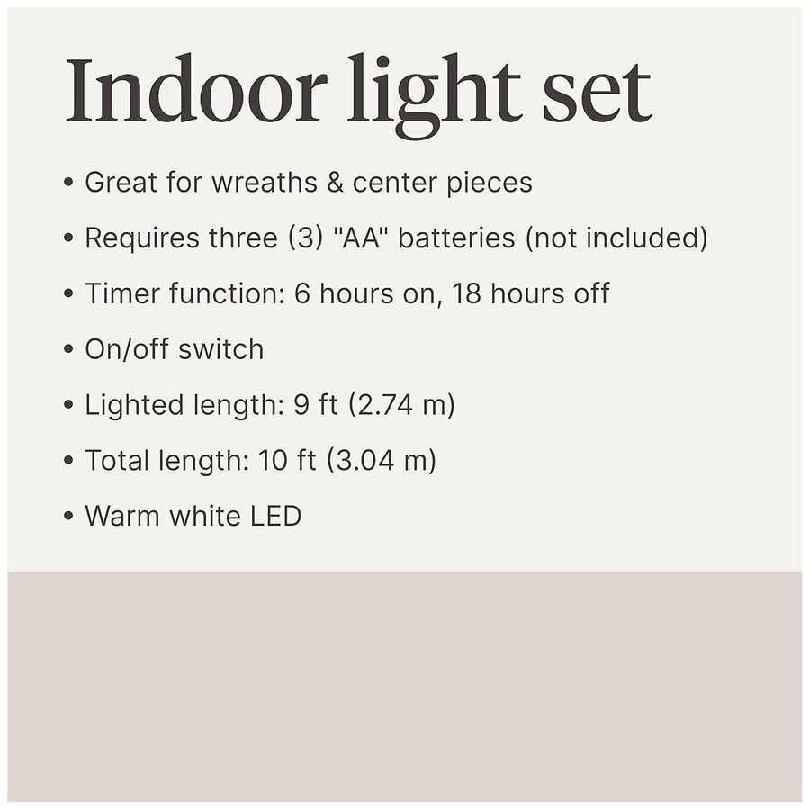 slide 5 of 5, Fall into Autumn LED Leaf Light Garland Indoor Light Set, 1 ct