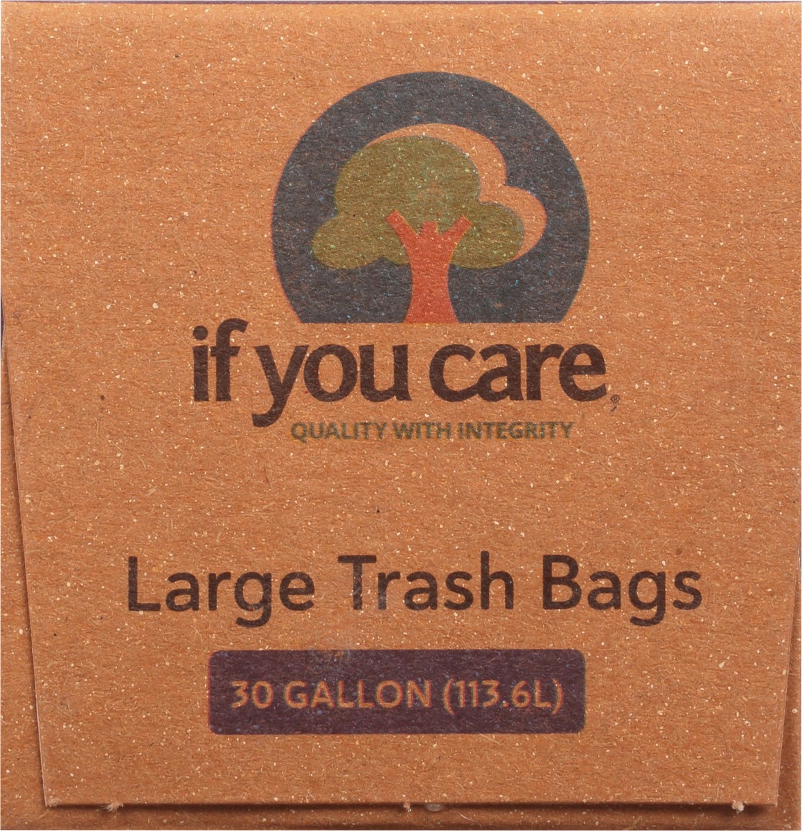 slide 9 of 12, If You Care Large Trash Bags Large 10 ea, 10 ct