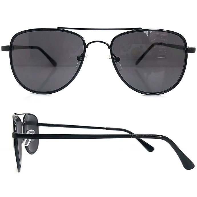 slide 1 of 1, On the Verge Kids Aviator Sunglasses - Black, 1 ct