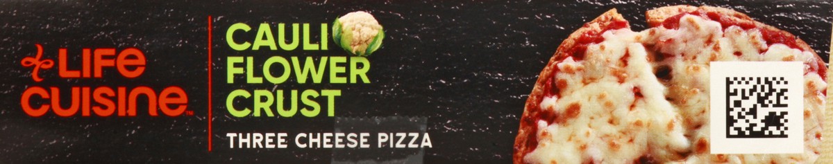 slide 7 of 9, Life Cuisine Frozen Pizza Cauliflower Crust Three Cheese Pizza, High Protein Gluten Free Frozen Pizza Dinner, 6 oz