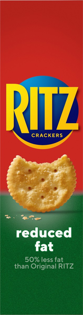 slide 7 of 9, RITZ Reduced Fat Original Crackers, 12.5 oz, 0.78 lb