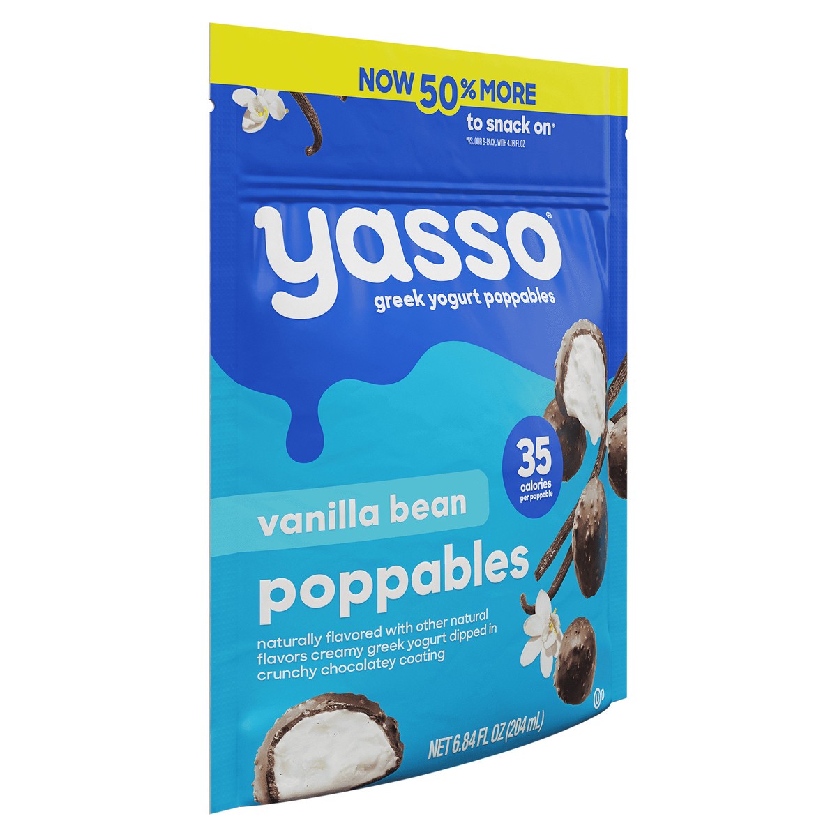 slide 2 of 5, Yasso Vanilla Bean Frozen Greek Yogurt Poppables, 6.84 fl oz