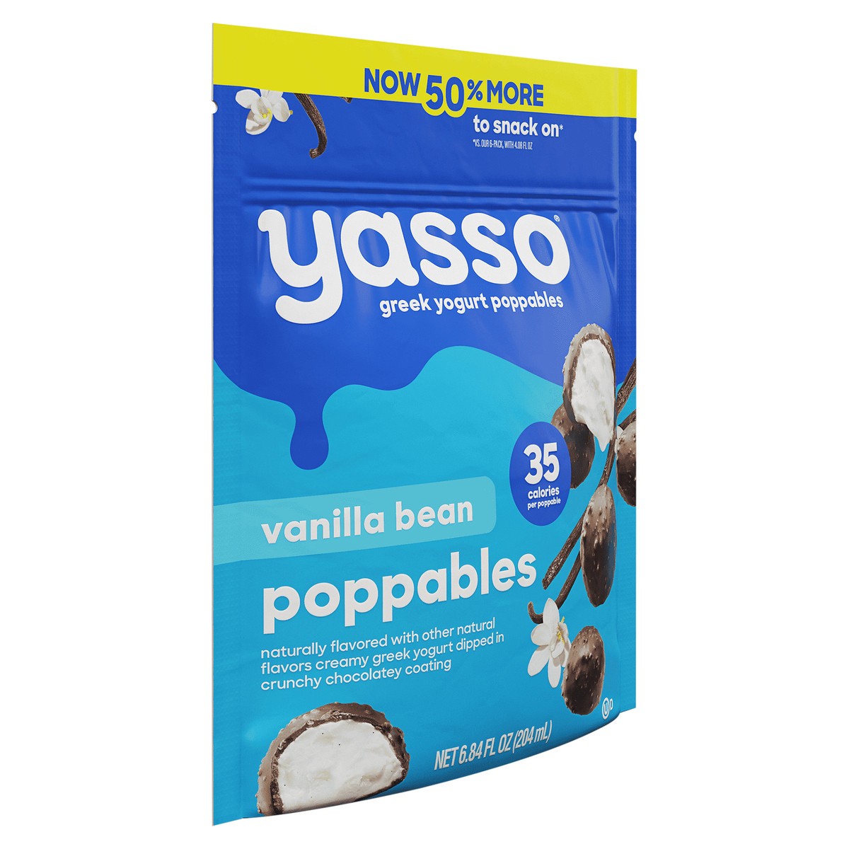 slide 3 of 5, Yasso Frozen Greek Yogurt - Vanilla Bean Poppables - 6.84 fl oz, 6.84 fl oz