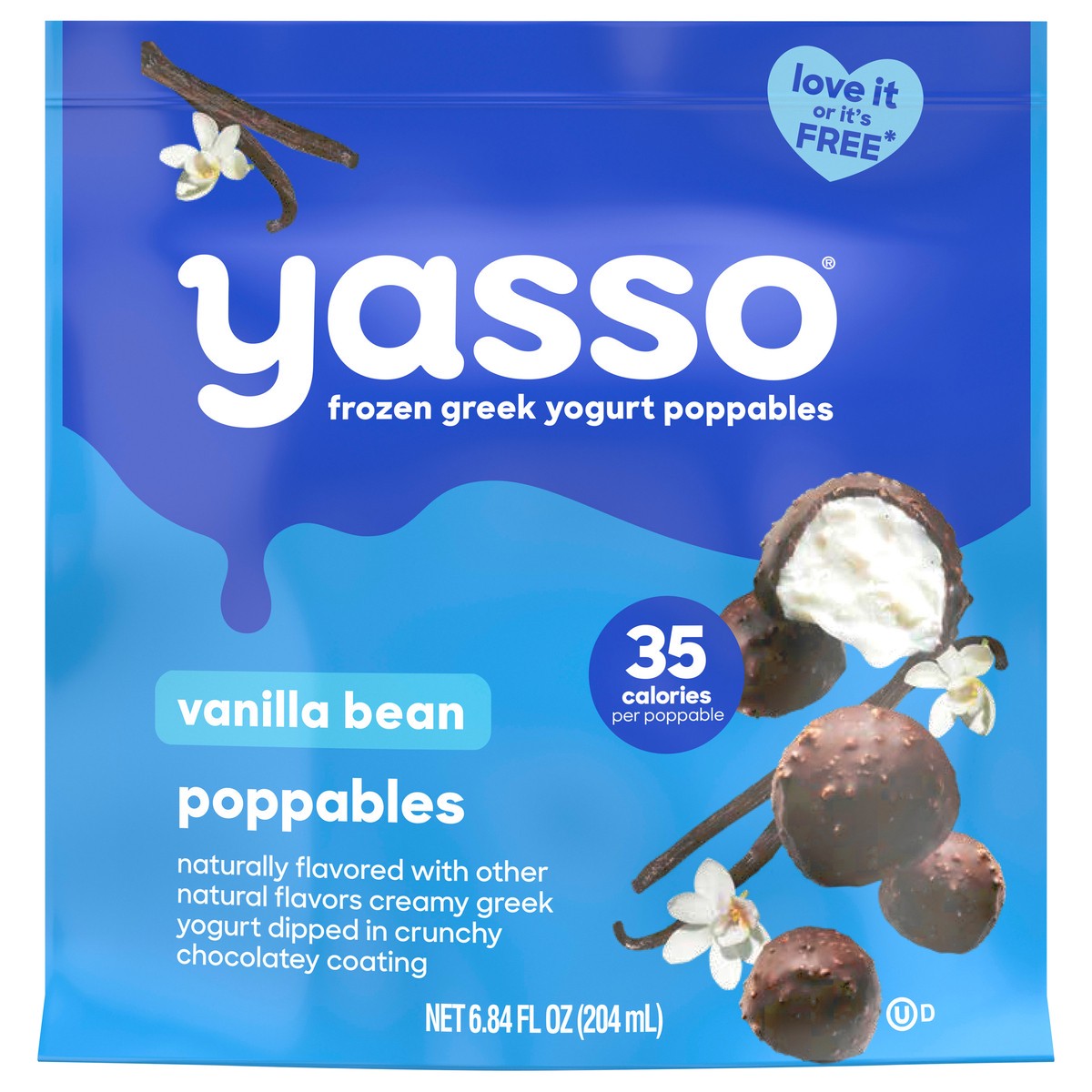 slide 1 of 5, Yasso Frozen Greek Yogurt - Vanilla Bean Poppables - 6.84 fl oz, 6.84 fl oz