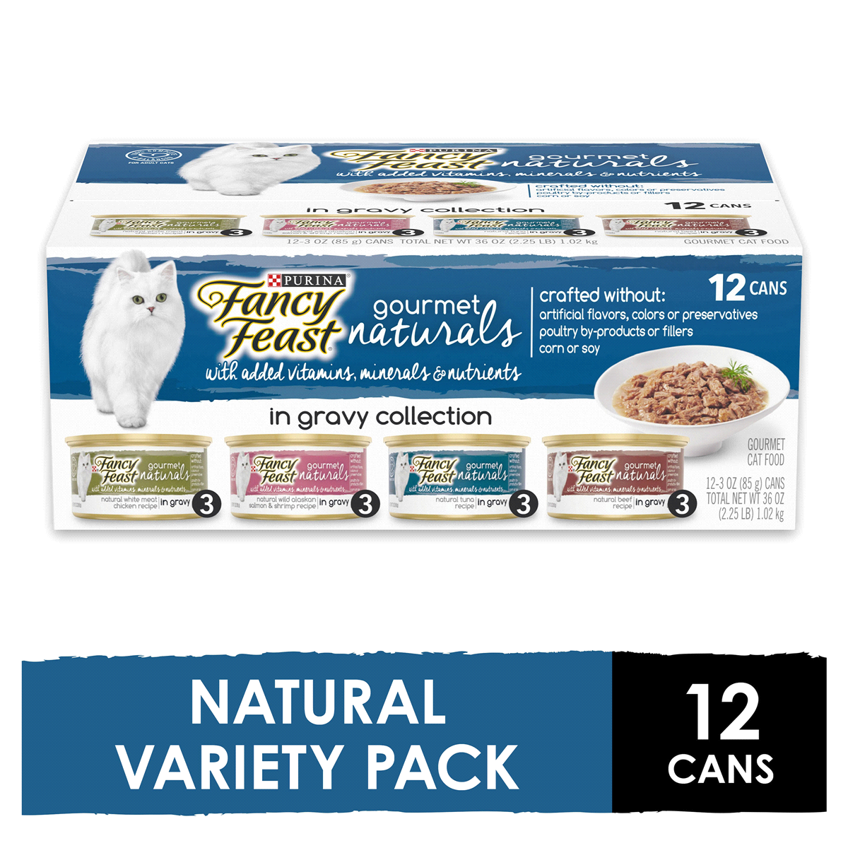 fancy feast gourmet naturals in gravy