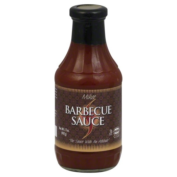 slide 1 of 2, MIKEE Barbecue Sauce 17 oz, 17 oz