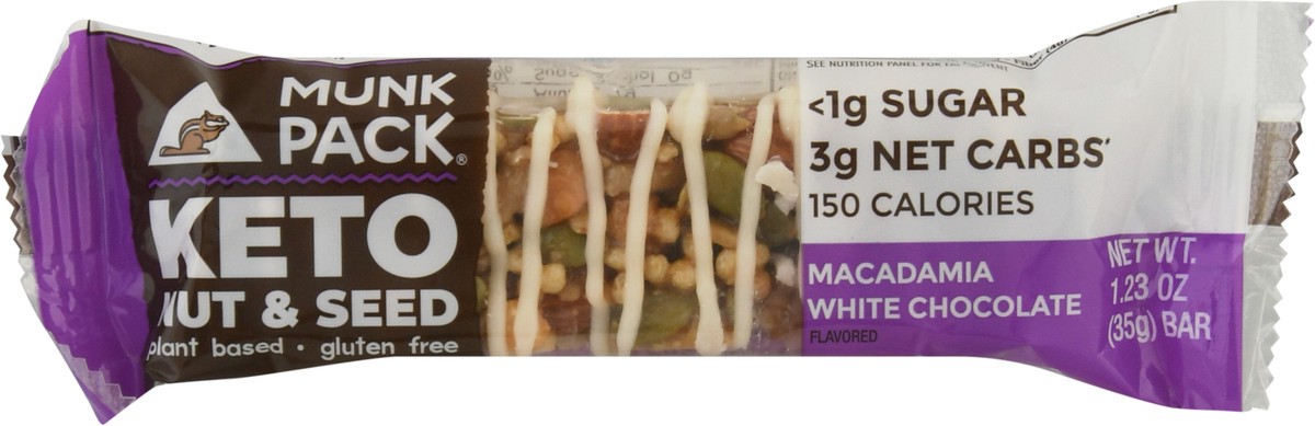 slide 6 of 9, Munkpack Macadamia White Chocolate Nut & Seed Bar, 1.23 oz