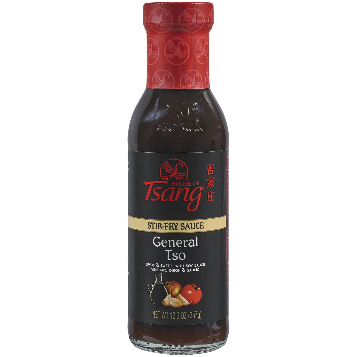 slide 4 of 7, House of Tsang General Tso Stir-Fry Sauce 12.6 oz. Bottle, 12.6 oz