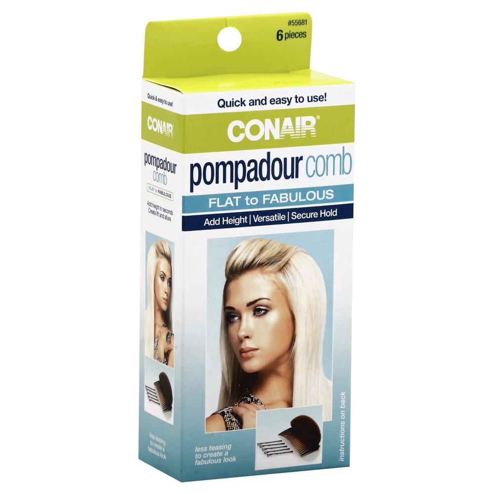 slide 1 of 4, Conair Pompadour Comb - Flat To Fabulous, 1 ct