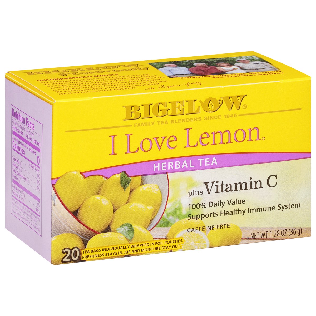 slide 2 of 9, Bigelow Tea Love Lemon/Herb, 