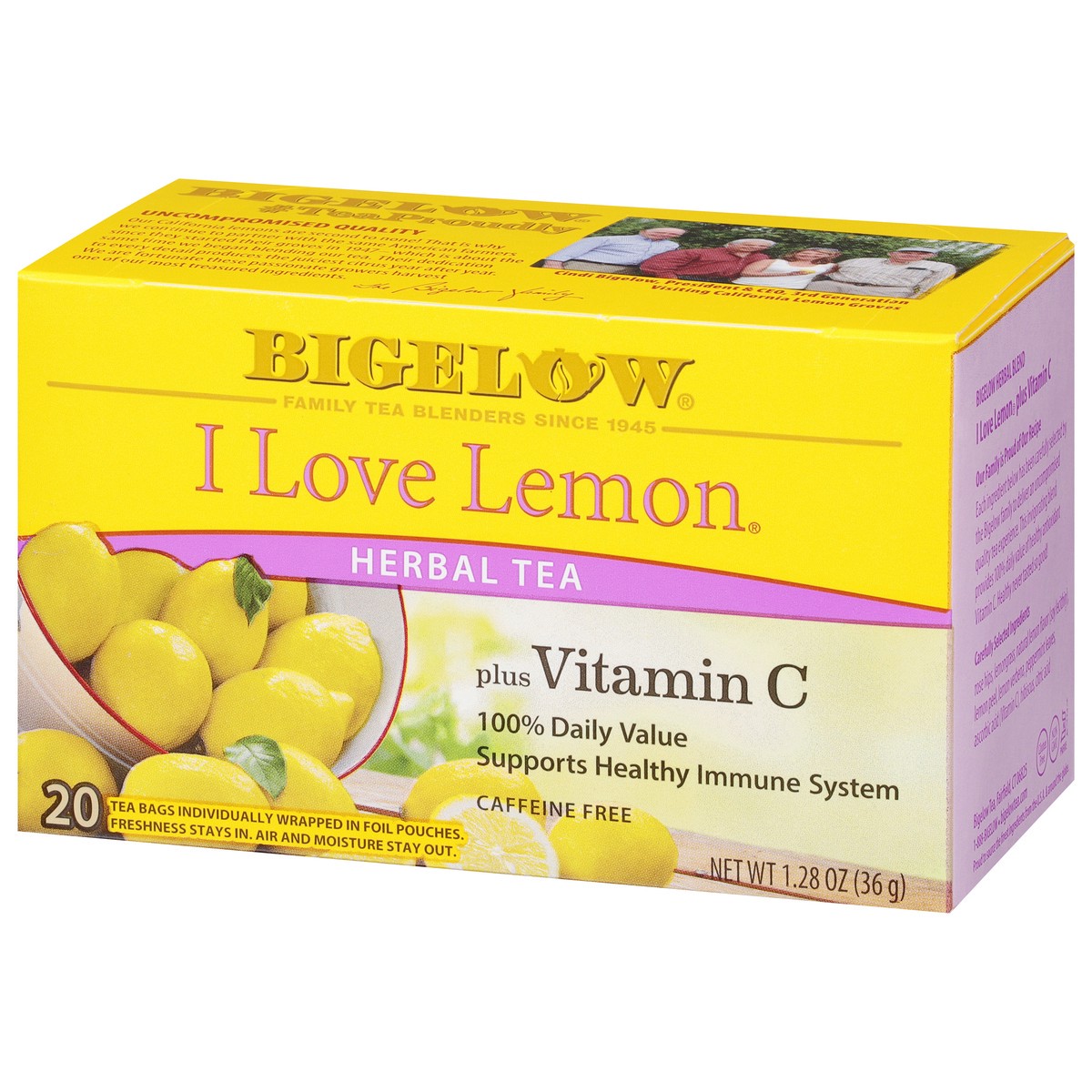 slide 3 of 9, Bigelow Tea Love Lemon/Herb, 