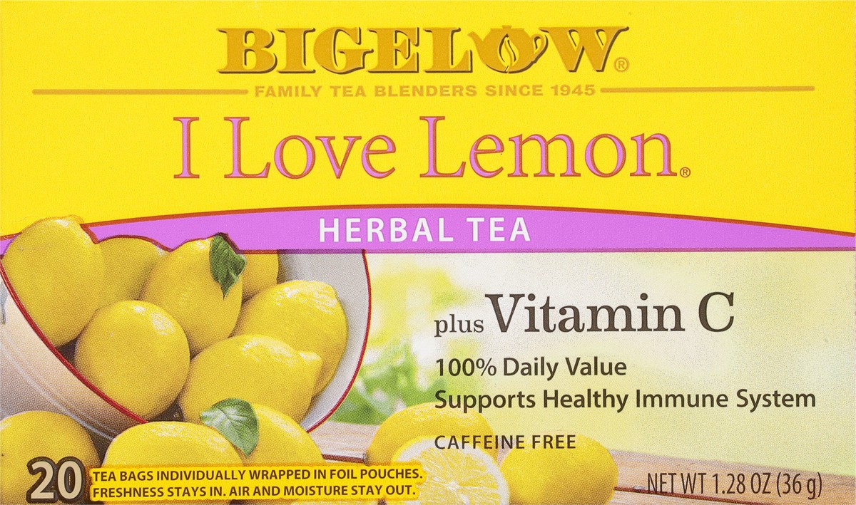 slide 6 of 9, Bigelow Tea Love Lemon/Herb, 