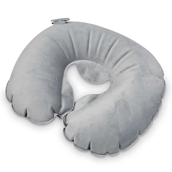 slide 1 of 2, Samsonite Compact Inflatable Travel Pillow - Charcoal, 1 ct