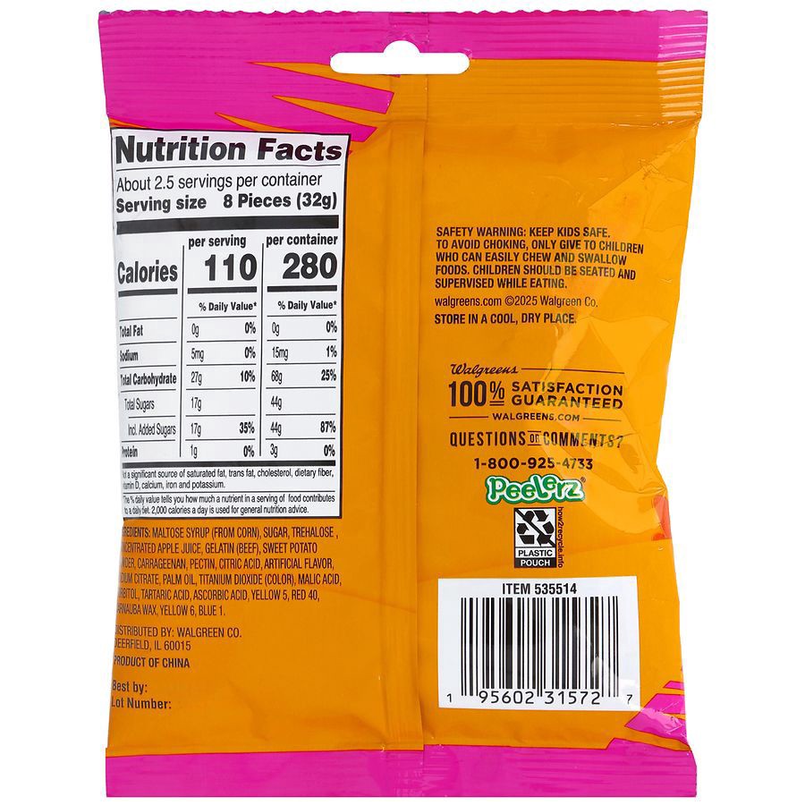 slide 4 of 5, Nice! Gummy Sweet Potato Peelable Candy, 2.82 oz