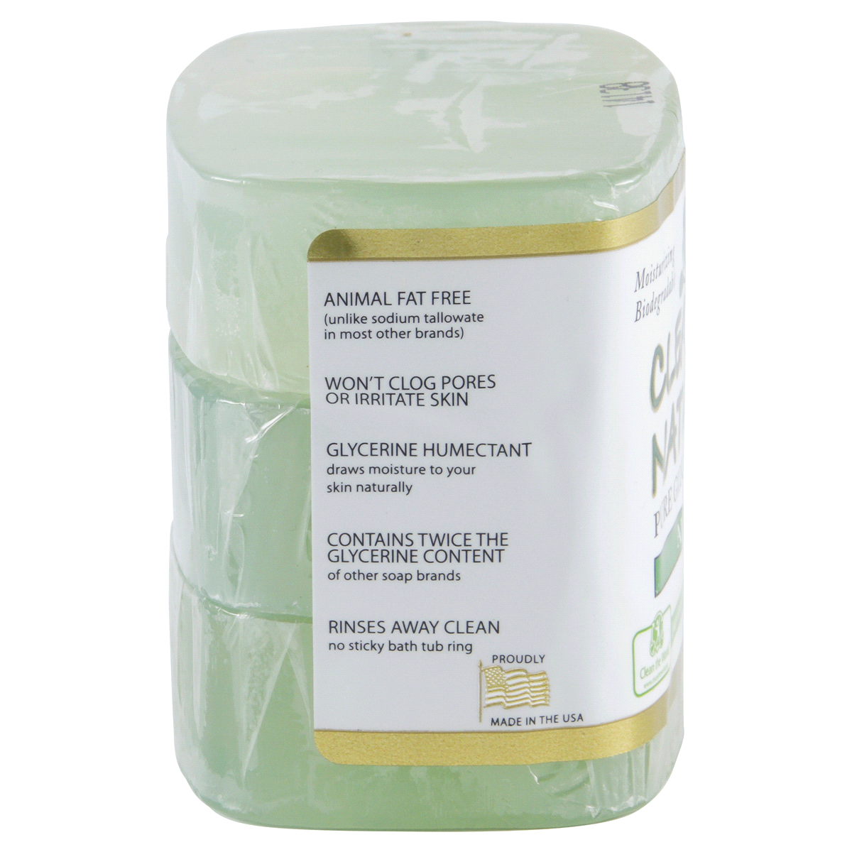 slide 2 of 3, Clearly Natural Pure Glycerine Soap Vitamin E, 12 oz