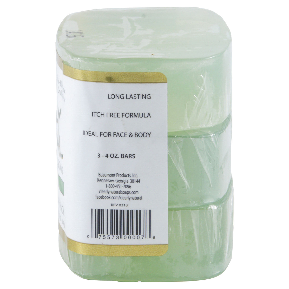 slide 3 of 3, Clearly Natural Pure Glycerine Soap Vitamin E, 12 oz