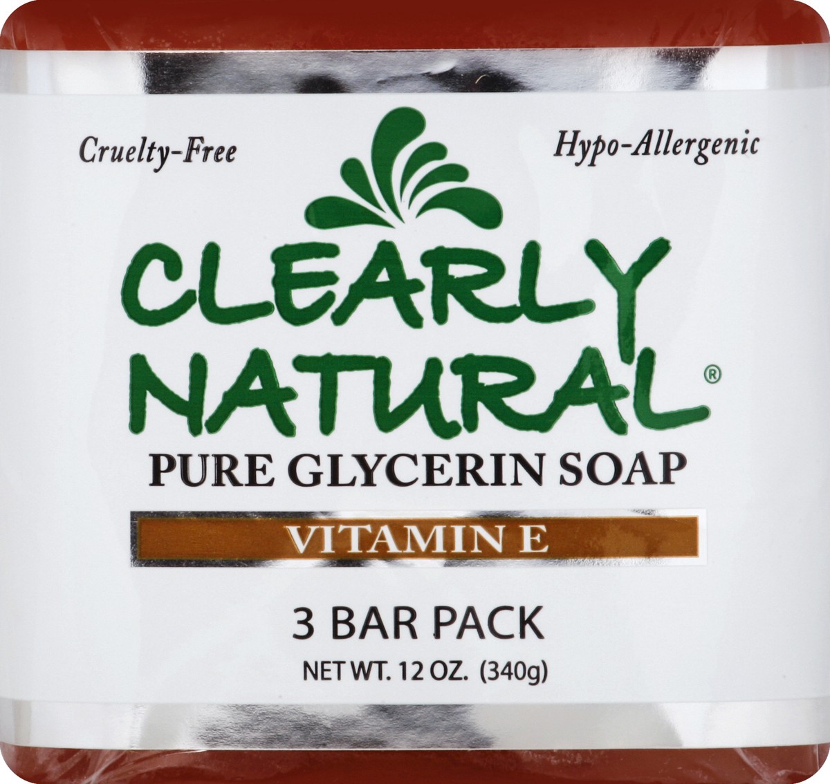 slide 4 of 4, Clearly Natural Pure Glycerine Soap Vitamin E, 12 oz