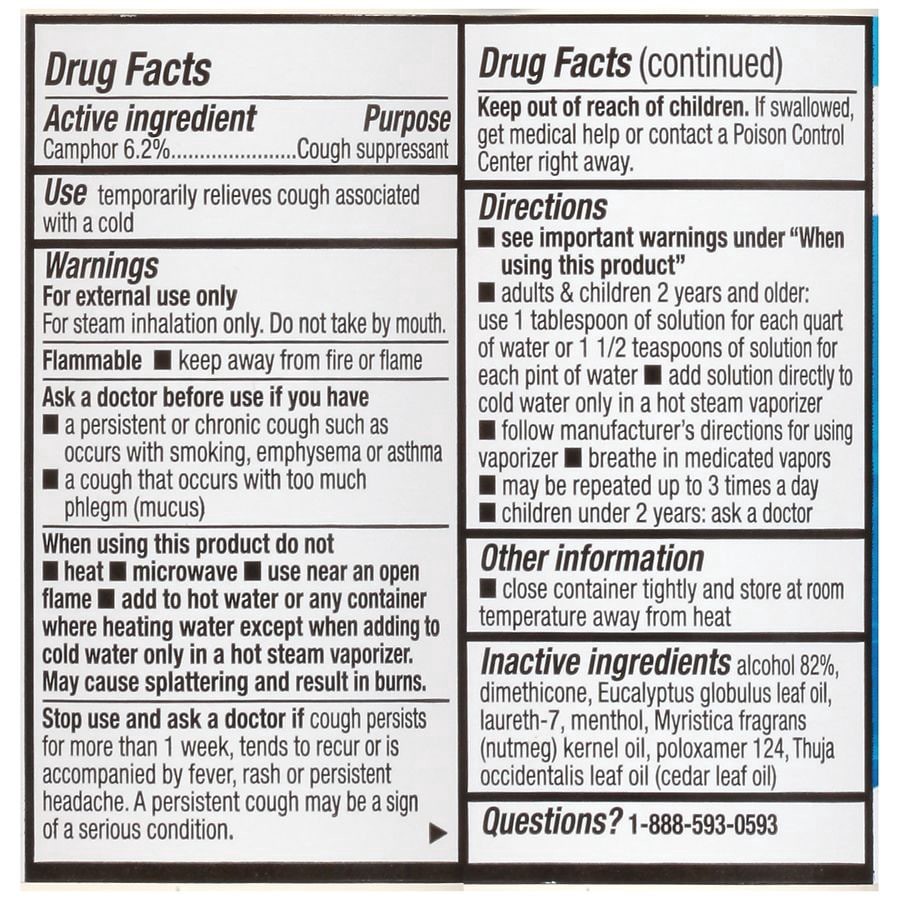 slide 5 of 5, Walgreens Medicated Vaporizing Steam Liquid, 8 oz