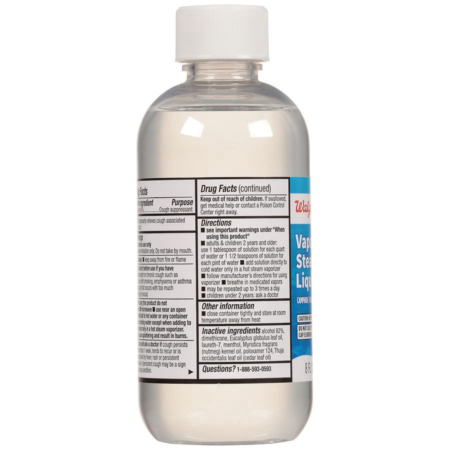 slide 3 of 5, Walgreens Medicated Vaporizing Steam Liquid, 8 oz