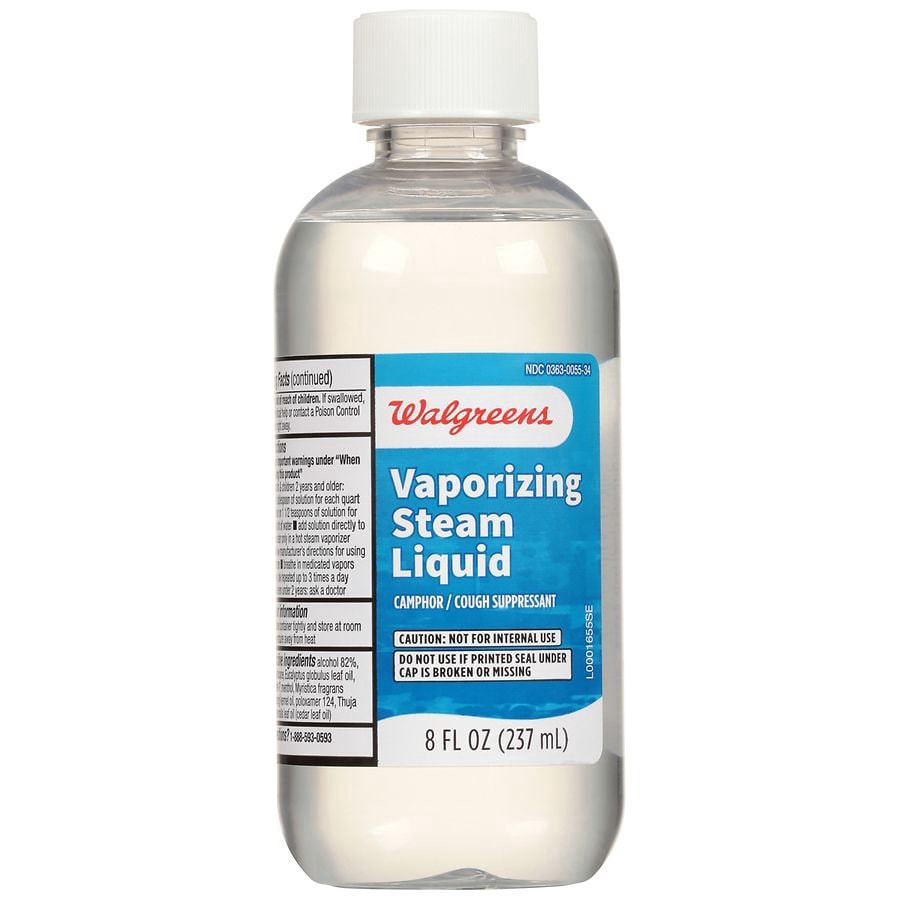 slide 1 of 5, Walgreens Medicated Vaporizing Steam Liquid, 8 oz