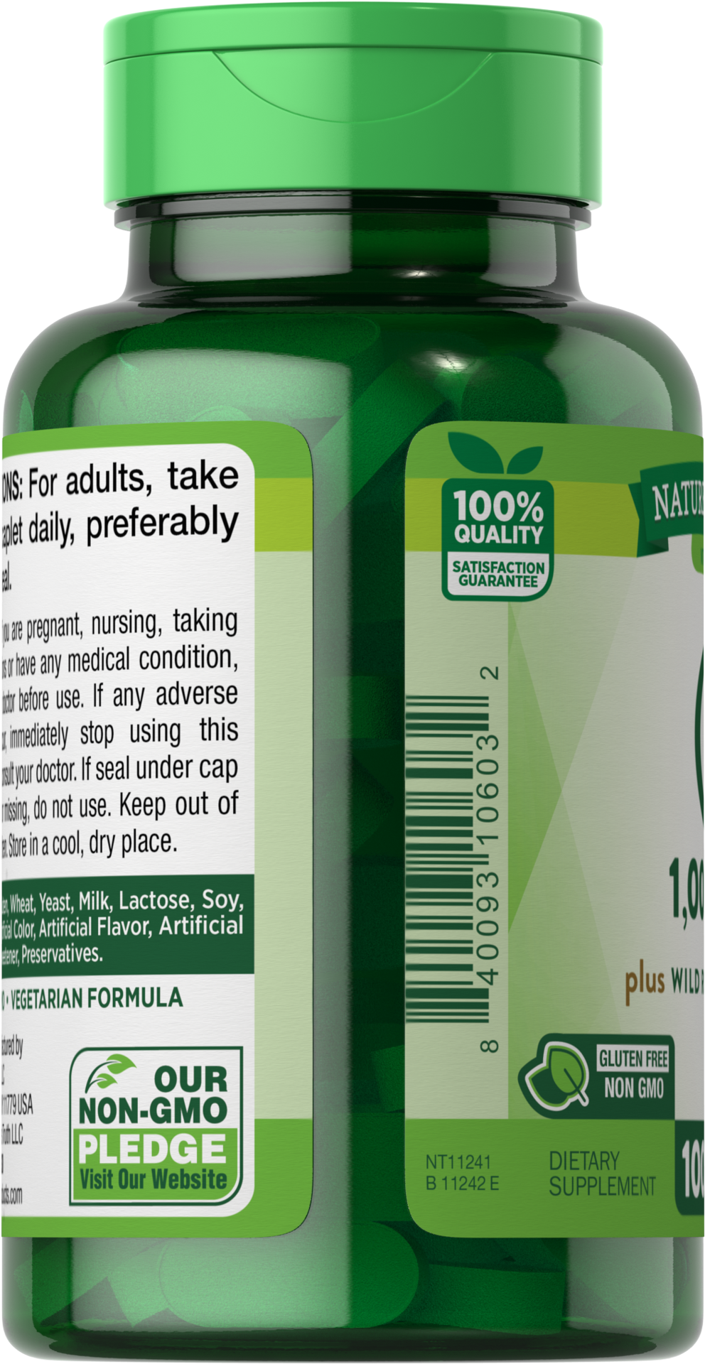 slide 4 of 4, Nature's Truth Vitamin C Wild Rose Hips, 100 ct