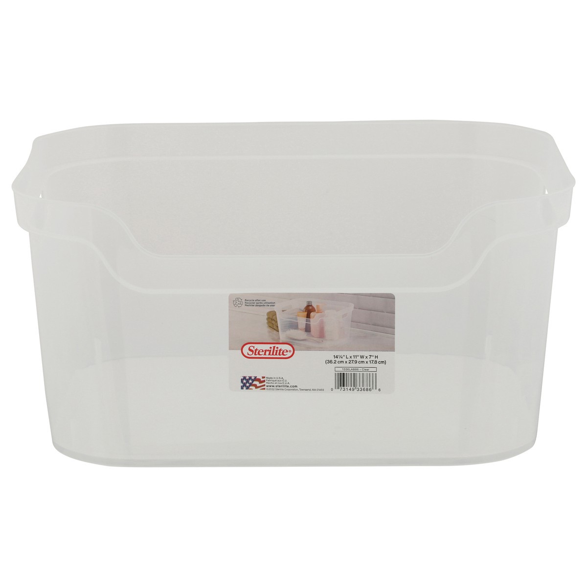 slide 1 of 9, Sterilite Large Open Storage Bin, 1 ct