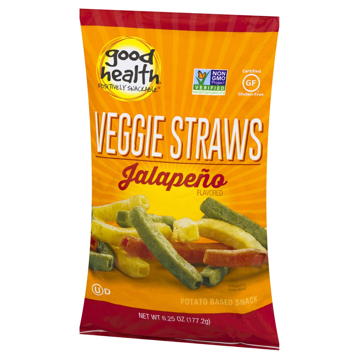 slide 7 of 10, Good Health Jalapeno Veggie Straws, 6.75 oz