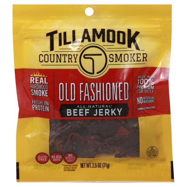 slide 1 of 1, Tillamook Country Smoker Old Fashioned Beef Jerky 2.5 oz, 2.5 oz