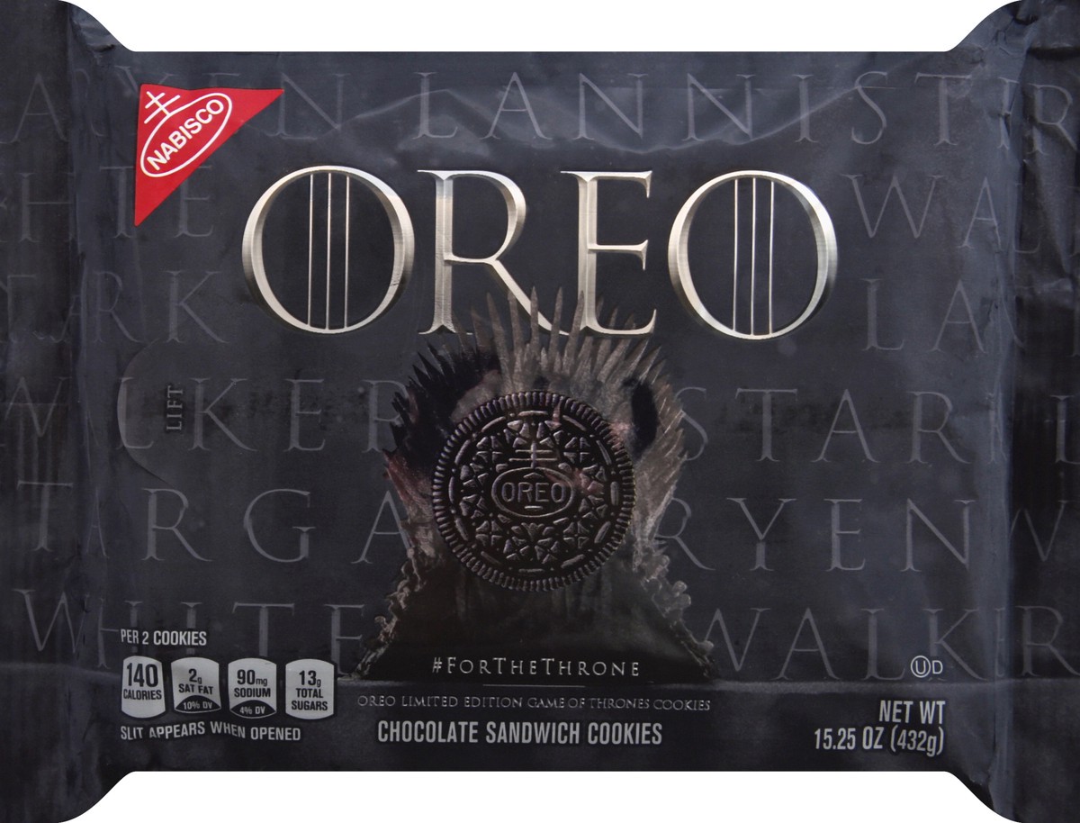 slide 1 of 8, 15.25Z Oreo Game Of Thrones, 0.99 lb