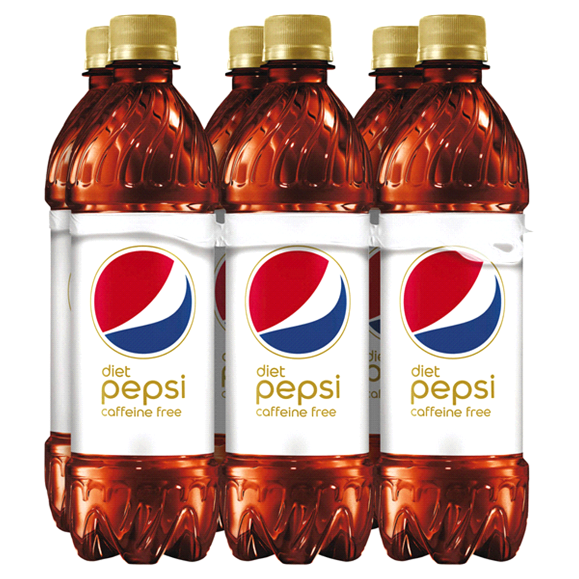 slide 1 of 2, Pepsi Cola, Diet, Caffeine Free - 16.9 oz, 16.9 oz