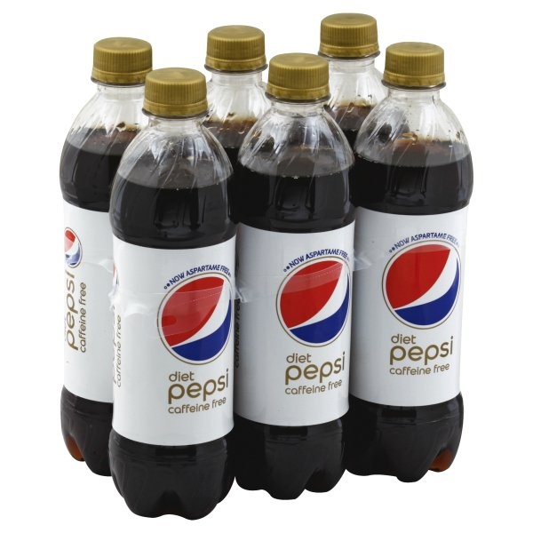 slide 1 of 2, Caffeine Free Diet Pepsi, 6 ct; 16.9 oz
