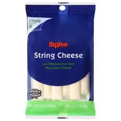 Hy-vee Mozzarella Low-moisture Part-skim String Cheese