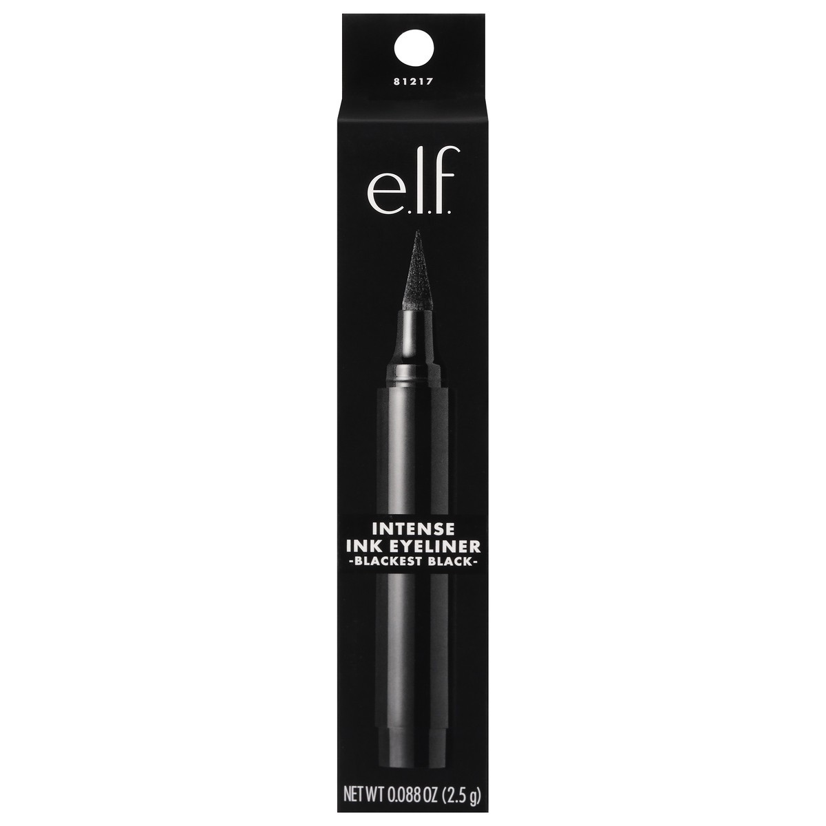 slide 1 of 9, e.l.f. Blackest Black Intense Ink Eyeliner 0.088 oz, 0.09 oz