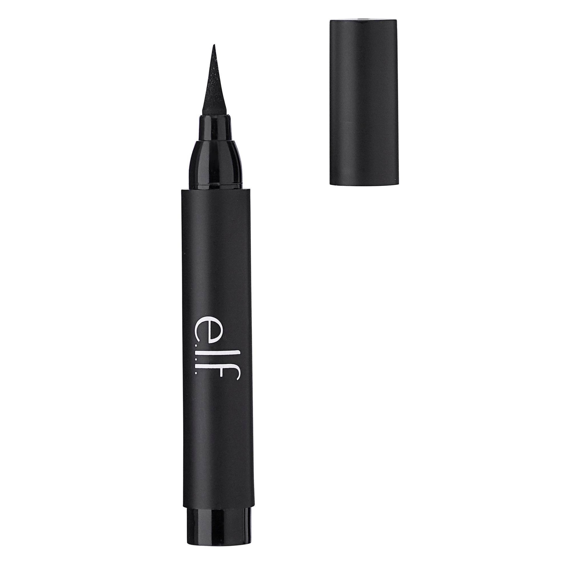 slide 1 of 5, e.l.f. Blackest Black Intense Ink Eyeliner, 0.056 oz